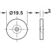 Magnetic Catch for Screw Fixing for Box Frame Metal Cabinets Pull 10 kg
