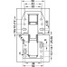 Swing Up Flap Hinge Opening Angle 90° For overlay mounting Nickel plated steel