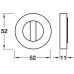 WC Release and Inside Turn Round Ø 52 mm Zinc Alloy RO12 Brushed black nickel