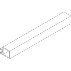 Aluminium Profile Length 3000 mm for Tiomos H AL Concealed Hinge For aluminium framed doors Pewter