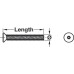 Machine Screw Countersunk Head 6-Lobe/Machine Size M6 x 20 mm TS30