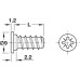 Varianta Screw Cylindrical Head Fully Threaded for Ø 5 mm Hole Length 16 mm PZ2 nickel plated