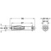 Metal Cavity Fixing Fischer HM6 Length 67 mm for board thickness of 20-34 mm drill Ø 12 mm min. drill hole depth 71 mm