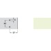 Mounting Plate for Häfele Click On Concealed Hinges Two Part Plate With height adjustment indicator Height 0 mm Pre-mounted euro screw fixing