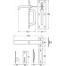 Suffolk Latch Face Fixing Steel Black
