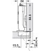Concealed Cup Hinge 120° Standard Full Overlay Mounting Tiomos For standard applications with convenient opening angle With soft close screw fixing cup 45/9.5