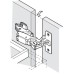 Concealed Cup Hinge and Plate 160° Soft Close Grass Tiomos With 1 part plate screw fixing