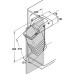 Waste Bin for Hinged Cabinet Doors For mounting to the rear or side of the cabinet 8 litre capacity