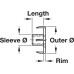 T-Nut with Four Prongs M8 internal thread galvanized