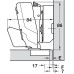 Concealed Cup Hinge and Plate 160° Soft Close Grass Tiomos With 1 part plate screw fixing