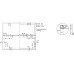 Adapter for Flaps with 20 mm Aluminium Frame Zinc Alloy For Free Fold Nickel plated