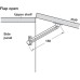 Lid Stay with Guide Slot for Wooden Flaps Suitable for use as a door restraint Right handed mounting