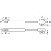 Automatic Opening Lid Stay for Wooden/Aluminium Frame Doors Length 244 mm 80N