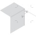 Lid Stay with Spring for Wooden Flaps Firmatop Opening angle 75° Length 250 mm chrome plated brass