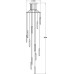 LED Ceiling Pendant Adjustable Rated IP20 12 Light Shard Mains voltage Gold finish