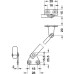 Lid Stay with Spring for Wooden Flaps Firmatop Opening angle 75° Length 250 mm chrome plated brass