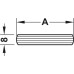 Wooden Slat for Single Beds Height 8 mm x Depth 53 mm Length 991 mm