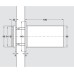 Door Closer Concealed Hydraulic with Latch Action Perko Powermatic Door weight ≤75 kg Satin chrome