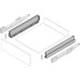 Drawer Sides 90 mm High Nova Pro Scala Length 500 mm stone
