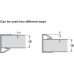 Profile Length 4100 mm for 18 mm Thick Wooden Shelves Silver anodised