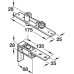 Top Centre Double Action for Floor Springs Mild Steel Geze Adjustable Heavy duty lateral adjustment 30-50 mm