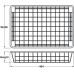 Wardrobe Basket Depth 494 mm Load Capacity 15 kg Steel For cabinet width 600 mm basket width 536 mm x basket height 175 mm