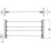 Pull Out Rack Width Adjustable Aluminium and Plastic System Plus Load capacity 7 kg White/bright aluminium finish