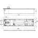 Floor Spring Mechanism and Box Power Size 3-6 TS 550 NV FP Geze Without hold open