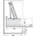 Bed Fitting Set  for End Mounting Beds Foldaway Bed Fittings Steel Anthracite (RAL 9011)
