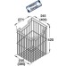 Laundry Basket Angled For cabinet width 300 mm