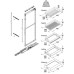 Pull Out Larder Unit Saphir Mesh Chrome Wire Baskets VS TAL Larder For cabinet width 300 mm installed height 1900-2140 mm 5 baskets included