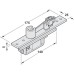 Top Centre Double Action for Floor Springs Mild Steel Geze Adjustable Standard duty lateral adjutsment 36-58 mm