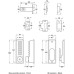 Digital Lock Mechanical Knob Operated Zinc Alloy Economy For internal and external applications Standard satin chrome