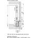 Assembled Drawer 186 mm High for Cabinet Width 300-1000 mm Nova Pro Scala For cabinet width 1000 mm stone