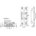 3D Hinge 180° Aluminium Zinc Diecast and Steel Tectus TE 240 3D Energy 3-way continuous adjustment Satin stainless steel effect