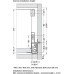 Assembled Drawer Pan for Cabinet Width 300-1000 mm Nova Pro Scala For cabinet width 800 mm stone