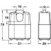 Padlock Laminated Open/Closed Shackle Startec Size (A) 51 mm closed shackle