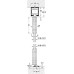 Fitting Set for Sliding Glass Interior Doors Hawa-Junior 120/GP Top hung system For 1 door