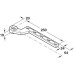 Bottom Strap Single Action for Floor Springs Geze Zinc plated