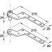 Top Centre Single Action for Floor Springs Geze Zinc plated