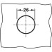 Glass Door Lock for Glass Panels from 4-6 mm Cylinder Keyed to differ PL3001
