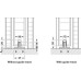 Fitting Set for Sliding Interior Pocket Doors Hawa Junior 80/B Top hung system For 1 door standard version