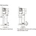 Complete Set for 1 Sliding Interior Door Slido D-Line43 80M Top hung system Rail length 1800 mm