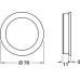 Pull Handle Flush Round Brass Suitable for timber sliding doors Satin nickel