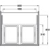 Pull Out Waste Bin VS ENVI Space S For cabinet width 600 mm 2x 7.5 1x 15.5 litres