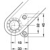 Soft-Closing Mechanism for Maxi Flap Fittings For edge distance 37 mm Nickel plated