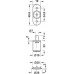 Push-Button Cylinder Econo with fixed plate cylinder Keyed alike