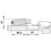 Soft Close Fitting for Screw Fixing Cup Nickel plated