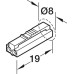 Connecting Lead for Loox5 24 V Modular Lights and Other Consumers With snap-in connector Length 2000 mm 24 V