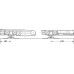 Fitting Set for Sliding Interior Doors Slido D-Line11 Top hung system Slido D-Line11 80-P with soft close on one side
